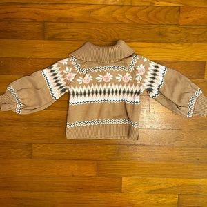 Janie and Jack Fair Isle Sweater